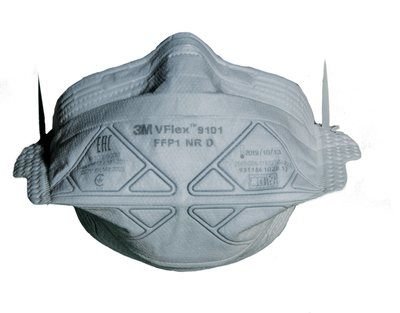 Респиратор 3М™ 9101 (FFP1) без клапана (25 шт.) Респиратор 3М™ 9101 (FFP1) без клапана (25 шт.)