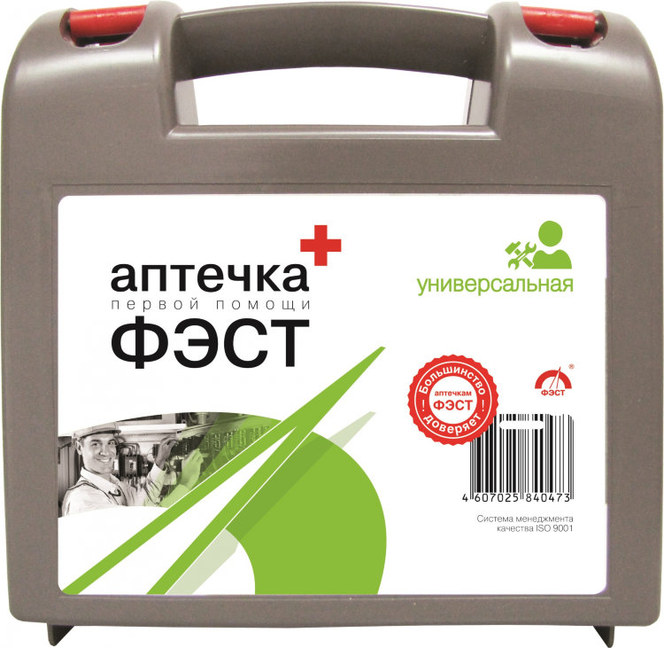 Аптечка ФЭСТ универсальная футляр из полистирола 210х210х70 (арт.1259) Аптечка ФЭСТ универсальная футляр из полистирола 210х210х70 (арт.1259)