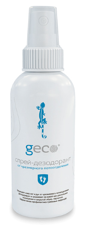 Спрей GECO™ для ног дезодорирующий 100мл, 1710R Спрей GECO™ для ног дезодорирующий 100мл, 1710R