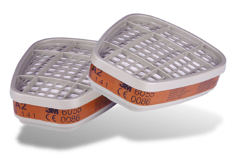 Фильтр 3М™ 6055 (А2) органические газы (2шт) Фильтр 3М™ 6055 (А2) органические газы (2шт)