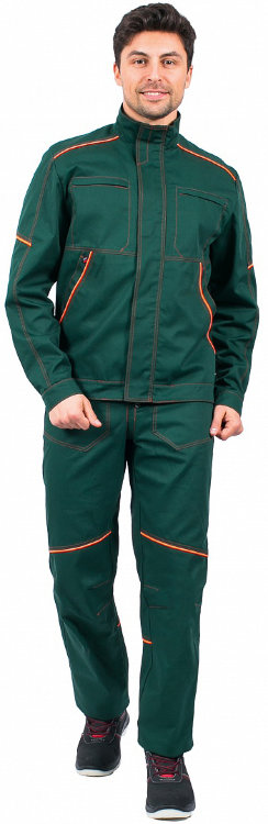 Костюм Престиж NEW (тк.Смесовая,240) п/к, т.зеленый Костюм Престиж NEW (тк.Смесовая,240) п/к, т.зеленый