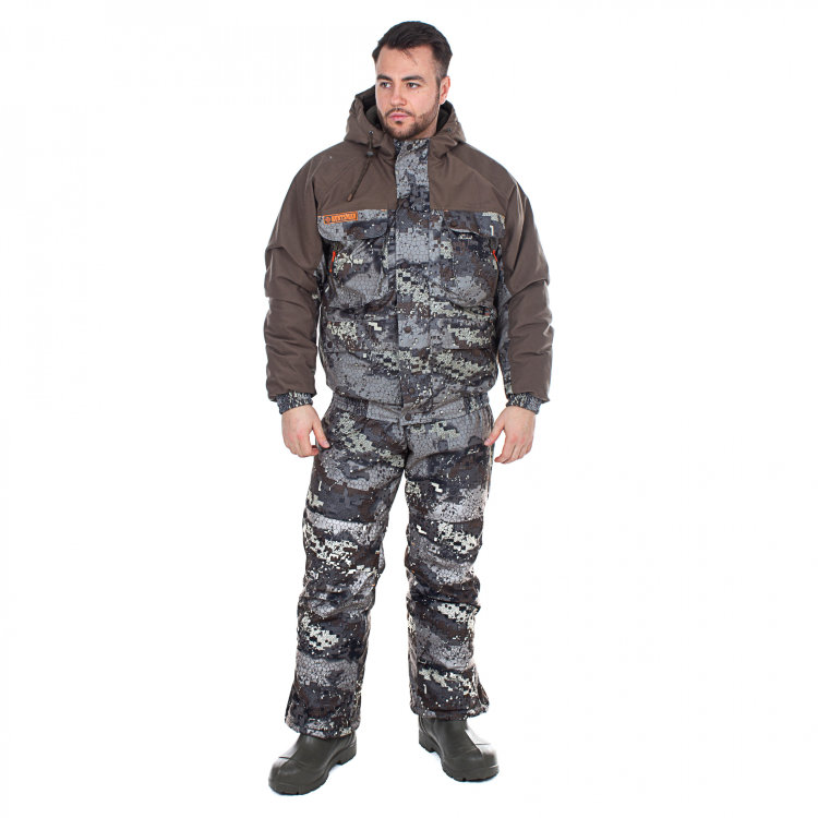Костюм демисезонный Таймень (тк.Alova) п/к HUNTSMAN, КМФ аллигатор Костюм демисезонный Таймень (тк.Alova) п/к HUNTSMAN, КМФ аллигатор