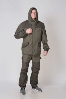 Костюм демисезонный Горка-5 (тк.Палатка/Грета) брюки HUNTSMAN, КМФ зеленый